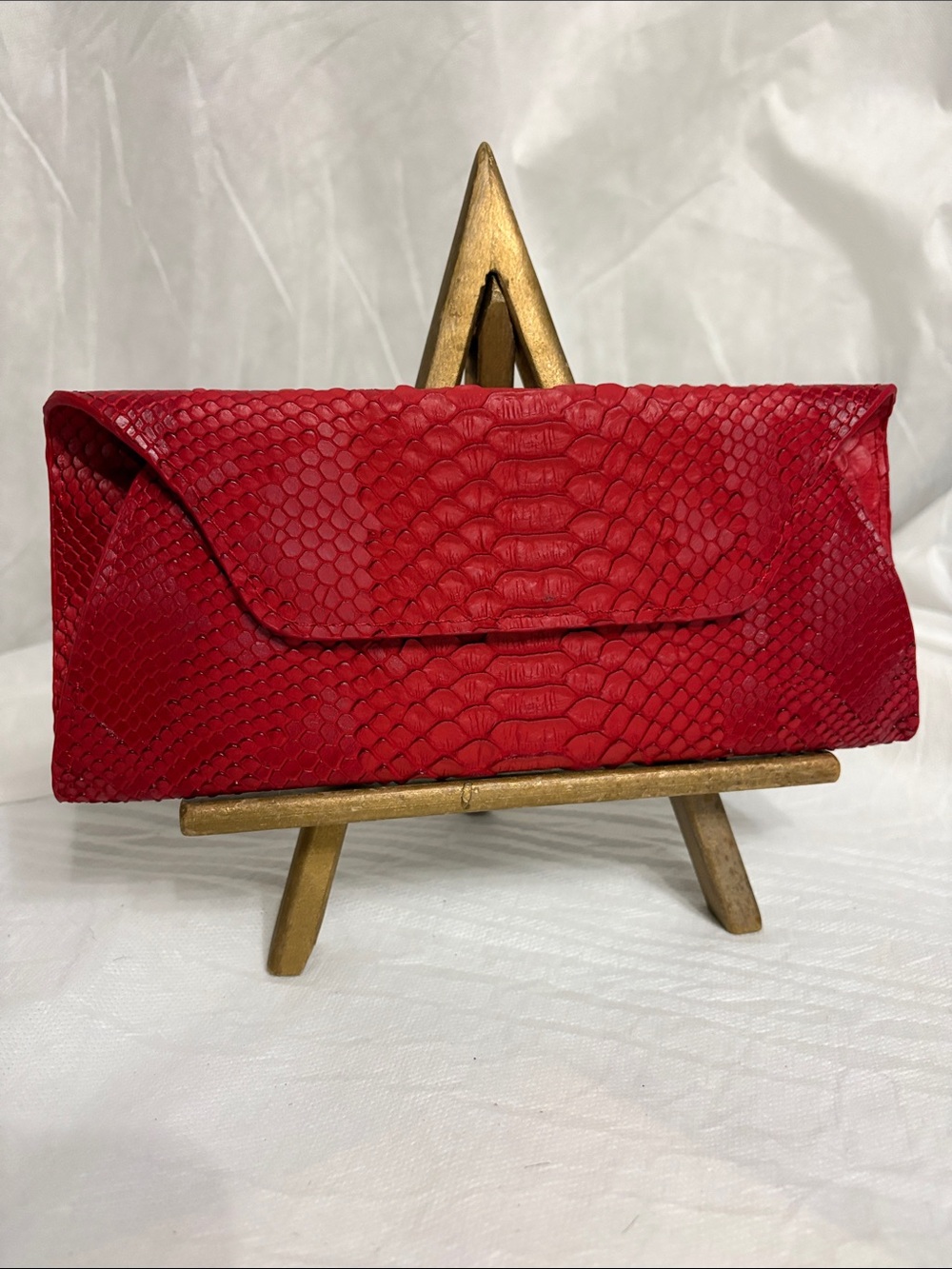 Reptile Textured Envelope Clutch